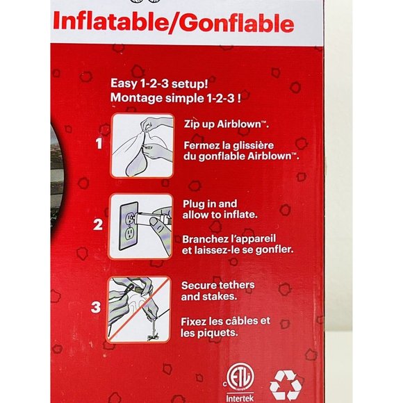 Gemmy Snoopy & Doghouse Christmas Inflatable ~ 4’ LED Airblown Inflatable ~ New - Picture 7 of 8